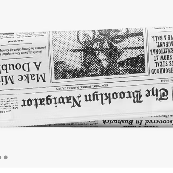 NWT & Sealed Glitzy Ritzy Newspaper Clutch Kate Spade - Picture 2 of 11